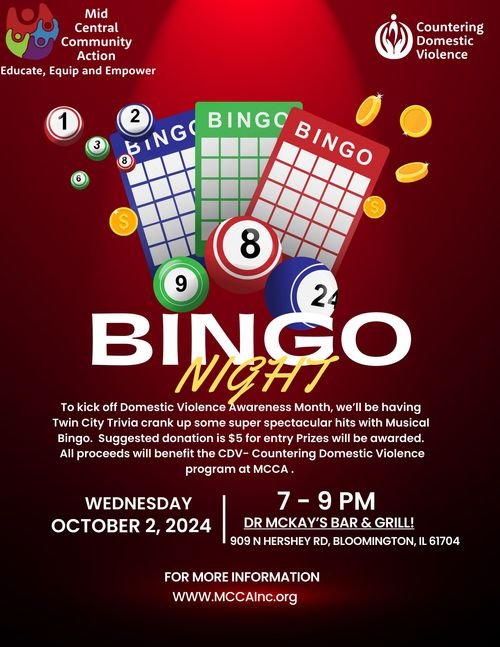 Bingo Night benefitting Countering Domestic Violence