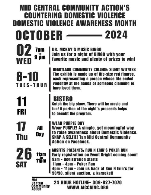 Start of Domestic Violence Awareness Month